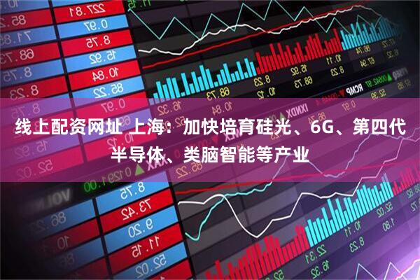 线上配资网址 上海：加快培育硅光、6G、第四代半导体、类脑智能等产业